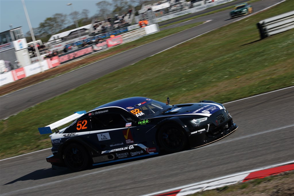 Christoffer Christensen - Nymark Racing Academy kæmper videre i det midtjyske.
(Foto: Motorsporten.dk)